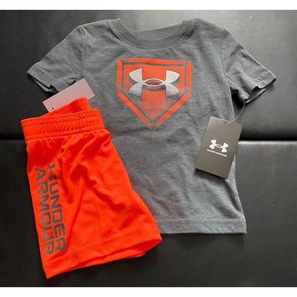 NWT Under Armour Athletic Set Baby Boys Size 18M